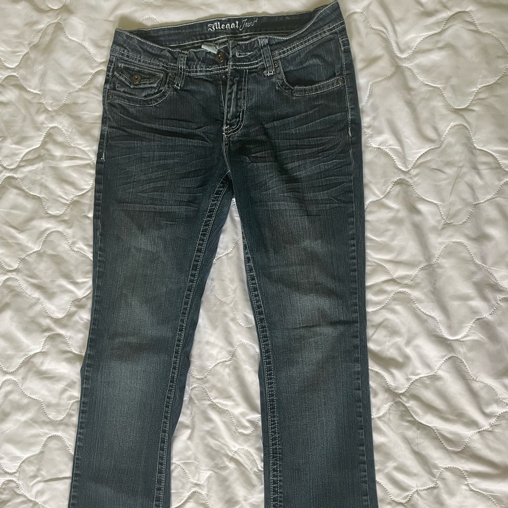 Womens Illegal boot cut Jeans